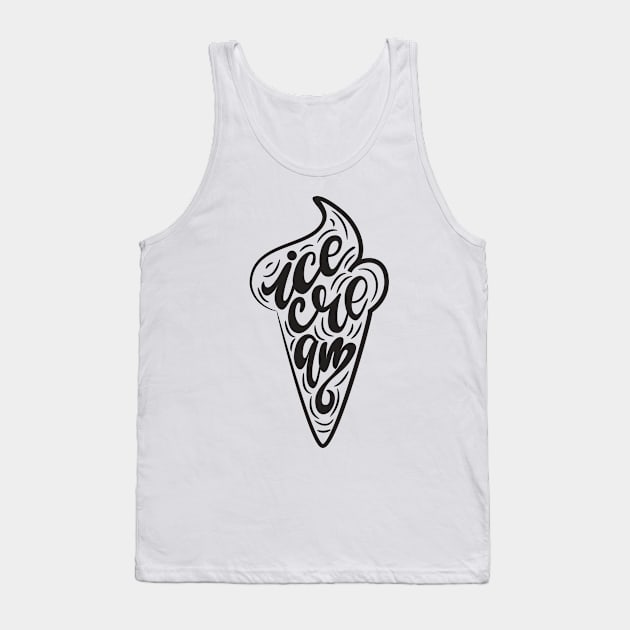 ice cream typo Tank Top by Mako Design 